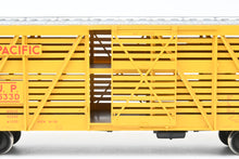 Load image into Gallery viewer, Gauge 1 - 1:32nd Scale Brass Row &amp; Company UP - Union Pacific S-40-12 Stock Car, Circa 1950 Factory Painted Yellow No. 47533
