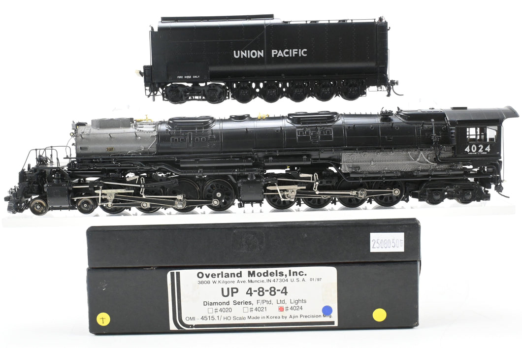 HO Brass CON OMI - Overland Models Inc. UP - Union Pacific Diamond Series 4-8-8-4 Big Boy Factory Painted No. 4024 Tsunami DCC & Sound