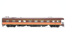Load image into Gallery viewer, HO NEW Brass NBL - North Bank Line IC - Illinois Central Business Car #1 Chocolate &amp; Orange Split Rail Herald
