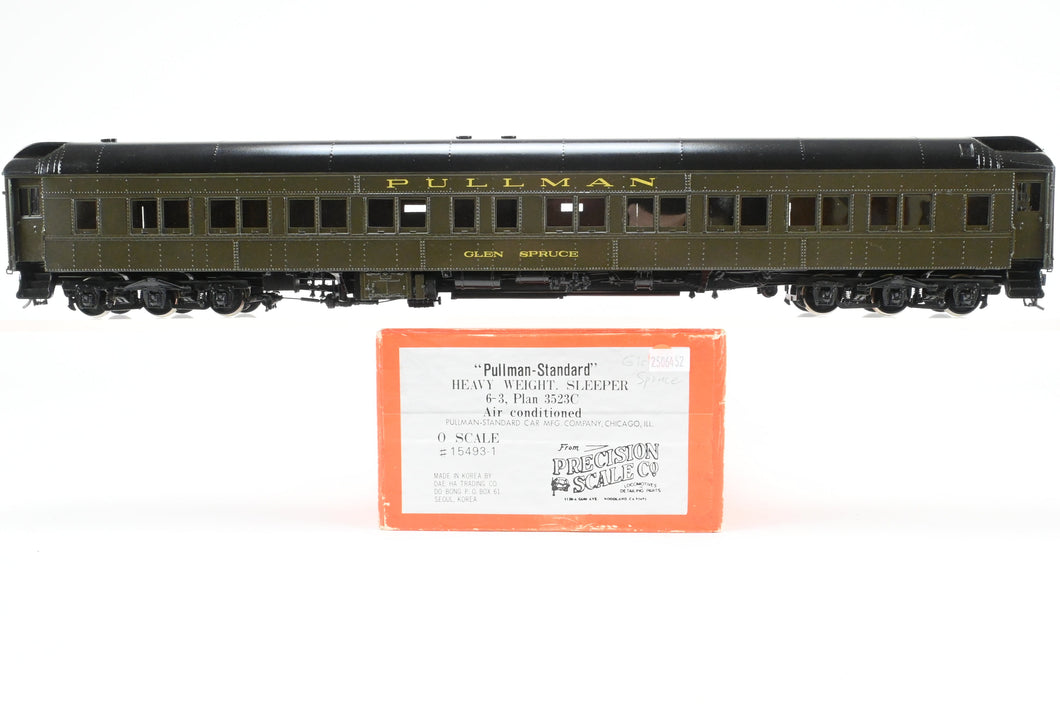 O Brass PSC - Precision Scale Co. Pullman Standard HW 6-3 Sleeper-Plan 3523C FP “Glen Spruce