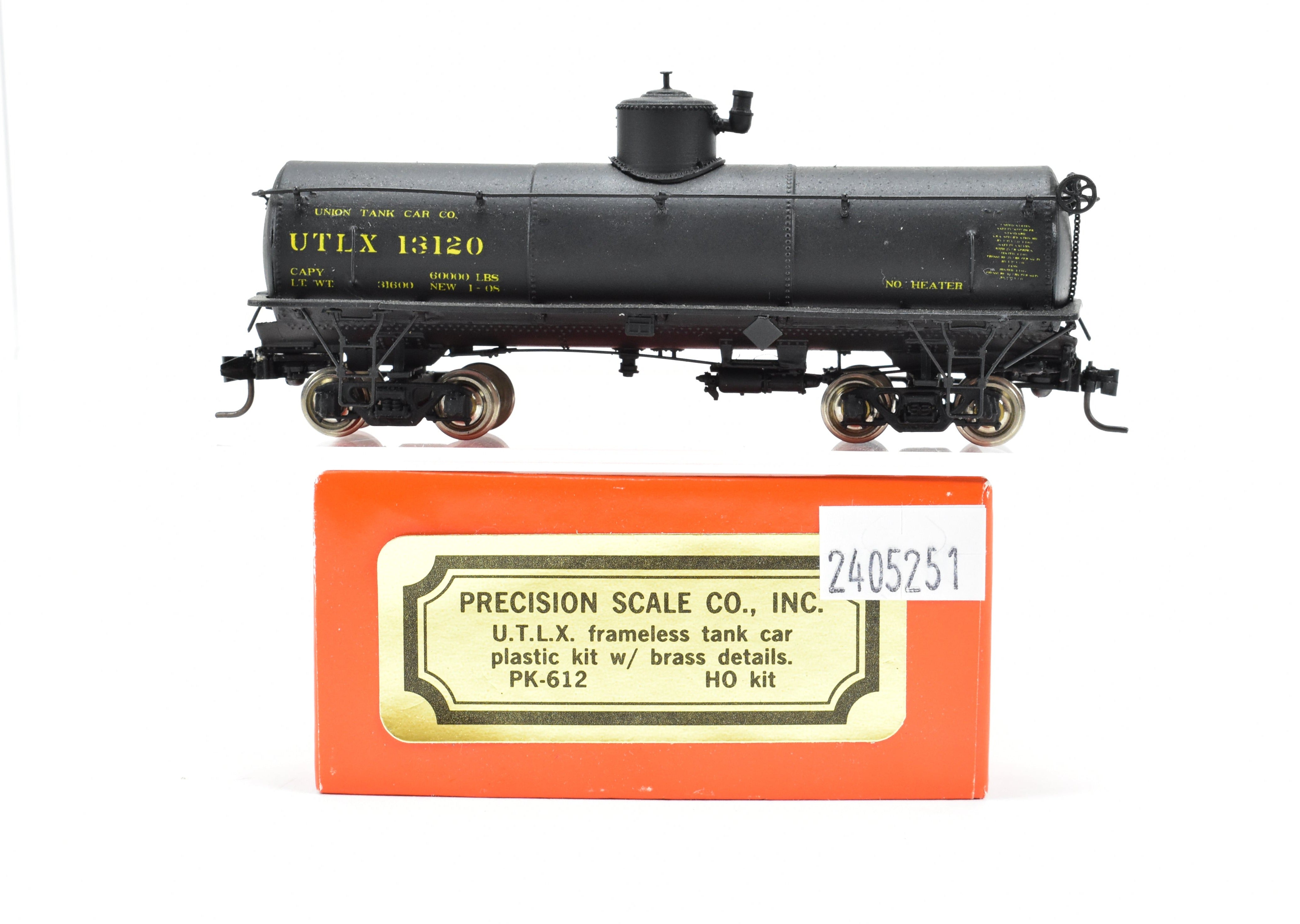 HOn3 Plastic PSC - Precision Scale Co. UTLX Frameless Tank