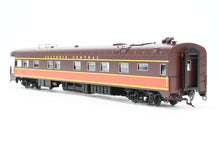 Load image into Gallery viewer, HO NEW Brass NBL - North Bank Line IC - Illinois Central Business Car #1 Chocolate &amp; Orange Split Rail Herald
