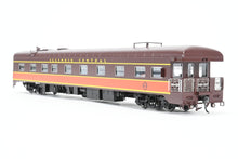 Load image into Gallery viewer, HO NEW Brass NBL - North Bank Line IC - Illinois Central Business Car #1 Chocolate &amp; Orange Split Rail Herald
