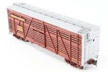 Load image into Gallery viewer, Gauge 1 - 1:32nd Scale Brass Row &amp; Company UP - Union Pacific S-40-12 Stock Car, Circa 1950 Factory Painted Boxcar Red No. 46994D
