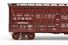Load image into Gallery viewer, HO Brass Pecos River Brass ATSF - Santa Fe SK-U Stock Car C/P No. 60543
