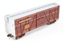 Load image into Gallery viewer, Gauge 1 - 1:32nd Scale Brass Row &amp; Company UP - Union Pacific S-40-12 Stock Car, Circa 1950 Factory Painted Boxcar Red No. 46994D
