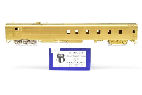 HO Brass Cascade Models UP - Union Pacific Boiler/Baggage/Dorm #300-304 