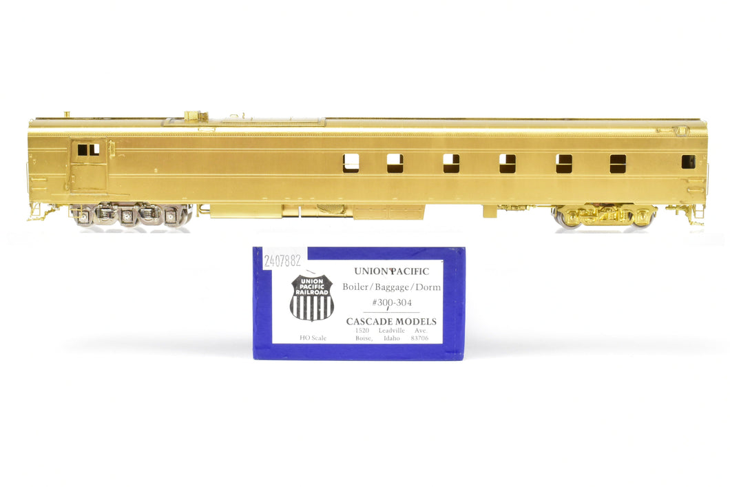 HO Brass Cascade Models UP - Union Pacific Boiler/Baggage/Dorm #300-304 