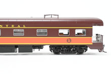 Load image into Gallery viewer, HO NEW Brass NBL - North Bank Line IC - Illinois Central Business Car #1 Chocolate &amp; Orange Split Rail Herald
