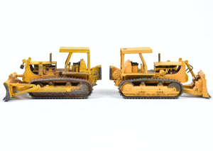 HO CON OMI - Overland Models, Inc. D8 Bulldozer Set of Two Factory Painted Pewter Yellow