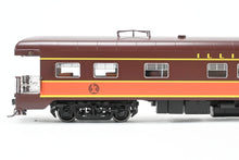Load image into Gallery viewer, HO NEW Brass NBL - North Bank Line IC - Illinois Central Business Car #1 Chocolate &amp; Orange Split Rail Herald
