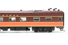 Load image into Gallery viewer, HO NEW Brass NBL - North Bank Line IC - Illinois Central Business Car #1 Chocolate &amp; Orange Split Rail Herald

