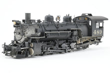Load image into Gallery viewer, HOn3 Brass Sunset Models D&amp;RGW - Denver &amp; Rio Grande Western K-36 2-8-2 Pro Painted and Weathered No. 489
