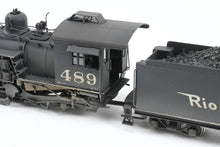 Load image into Gallery viewer, HOn3 Brass Sunset Models D&amp;RGW - Denver &amp; Rio Grande Western K-36 2-8-2 Pro Painted and Weathered No. 489
