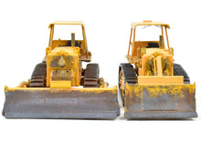 Load image into Gallery viewer, HO CON OMI - Overland Models, Inc. D8 Bulldozer Set of Two Factory Painted Pewter Yellow
