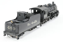 Load image into Gallery viewer, HOn3 Brass Sunset Models D&amp;RGW - Denver &amp; Rio Grande Western K-36 2-8-2 Pro Painted and Weathered No. 489
