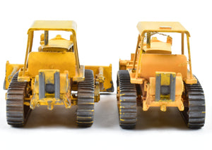 HO CON OMI - Overland Models, Inc. D8 Bulldozer Set of Two Factory Painted Pewter Yellow