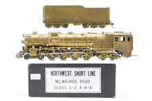 Load image into Gallery viewer, HO Brass NWSL - Northwest Short Line MILW - Milwaukee Road S-2 Class 4-8-4

