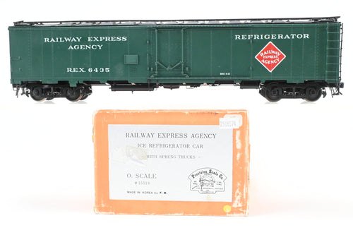 O Brass PSC - Precision Scale Co. REA - Railway Express Agency 50' Ice Reefer Custom Painted No. 6435