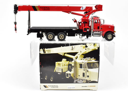 TWH Collectibles Manitowok Model Shop 1:50th National Crane 1300H Factory Painted Diecast - Red