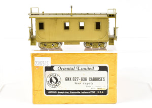 HO Brass Oriental Limited GN - Great Northern GN X627-X636 Caboose less cupola