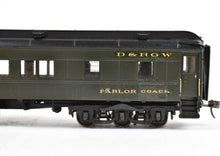 Load image into Gallery viewer, HO Brass PSC - Precision Scale Co. D&amp;RGW - Denver &amp; Rio Grande Western Pullman 80&#39; 14- Section Sleeper Custom Painted
