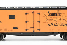 Load image into Gallery viewer, Gauge 1 - 1:32nd Scale Brass Row &amp; Company ATSF - Santa Fe SFRD RR-27/33 Refrigerator Car, Factory Painted "Grand Canyon" No. 34796
