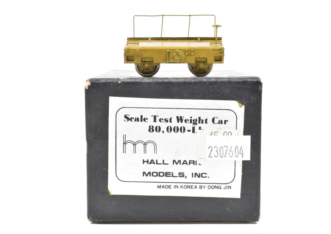HO Brass Hallmark Models Various Roads 80,000-Lb Scale Test Car