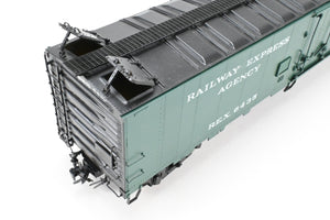 O Brass PSC - Precision Scale Co. REA - Railway Express Agency 50' Ice Reefer Custom Painted No. 6435