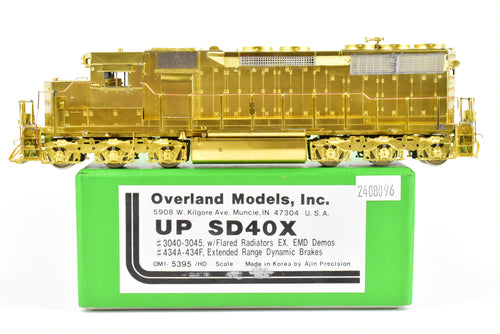 HO Brass OMI - Overland Models Inc. UP - Union Pacific EMD SD40X Nos. 3040-3045 W/Flared Radiators -Later Ajin Run