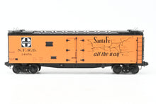Load image into Gallery viewer, Gauge 1 - 1:32nd Scale Brass Row &amp; Company ATSF - Santa Fe SFRD RR-27/33 Refrigerator Car, Factory Painted "El Capitan", No. 34854
