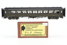 Load image into Gallery viewer, HO Brass W&amp;R Enterprises NP - Northern Pacific Coach-Smoker Version 2 Factory Painted Pullman Green No. 936
