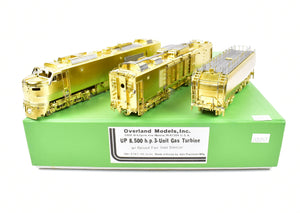 HO Brass OMI - Overland Models, Inc. UP - Union Pacific GE 8500 HP Gas Turbine "Big Blow" 3-Unit Set Unpainted w/ Raised Farr Inlet Silencer