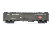 Load image into Gallery viewer, O Brass PSC - Precision Scale Co. REA - Railway Express Agency 50&#39; Ice Reefer Custom Painted No. 6100
