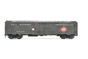 O Brass PSC - Precision Scale Co. REA - Railway Express Agency 50' Ice Reefer Custom Painted No. 6100