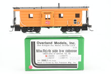 Load image into Gallery viewer, HO Brass OMI - Overland Models, Inc. MILW - Milwaukee Road Bay Window Caboose With Small Intermediate Ribs Factory Painted No. 992065
