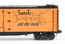 Load image into Gallery viewer, Gauge 1 - 1:32nd Scale Brass Row &amp; Company ATSF - Santa Fe SFRD RR-27/33 Refrigerator Car, Factory Painted "El Capitan", No. 34854
