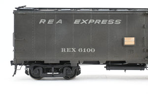 O Brass PSC - Precision Scale Co. REA - Railway Express Agency 50' Ice Reefer Custom Painted No. 6100