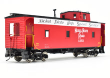 Load image into Gallery viewer, O Scale Brass OMI - Overland Models, Inc./NPM NKP - Nickel Plate Road &quot;1300&quot; Caboose Factory Painted No. 1351 NO ORIGINAL BOX
