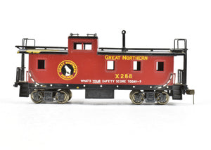 HO Brass PFM - Tenshodo GN - Great Northern Steel Caboose Factory Painted AS-IS