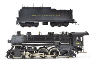 HO Brass Hallmark Models MKT - Missouri Kansas Texas 4-6-2 C/P in N&W - Norfolk & Western #560 w/ REBOXX