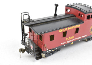 HO Brass PFM - Tenshodo GN - Great Northern Steel Caboose Factory Painted AS-IS