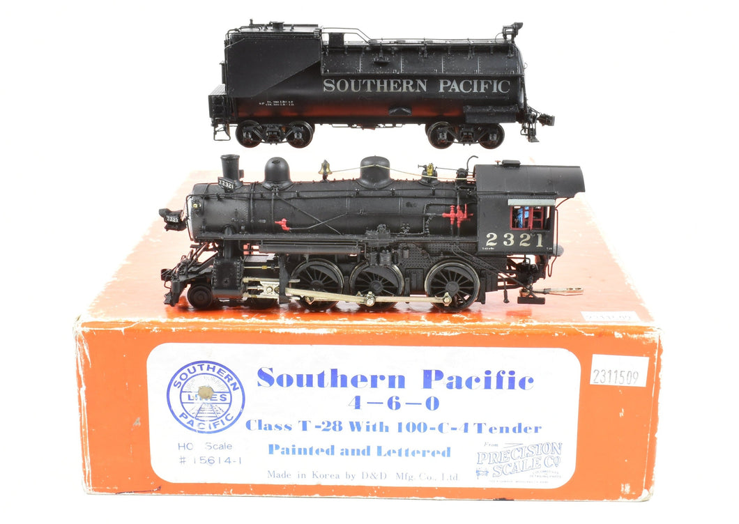 HO Brass PSC - Precision Scale Co. SP - Southern Pacific Class T-28 4-6-0 Factory Painted