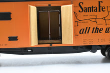 Load image into Gallery viewer, Gauge 1 - 1:32nd Scale Brass Row &amp; Company ATSF - Santa Fe SFRD RR-27/33 Refrigerator Car, Factory Painted "Scout", No. 34659
