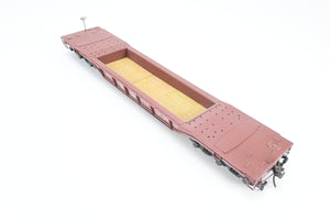 O Brass Alco Models PRR - Pennsylvania Railroad F33 Greenville Well Flat Custom Painted & Weathered No. 470092