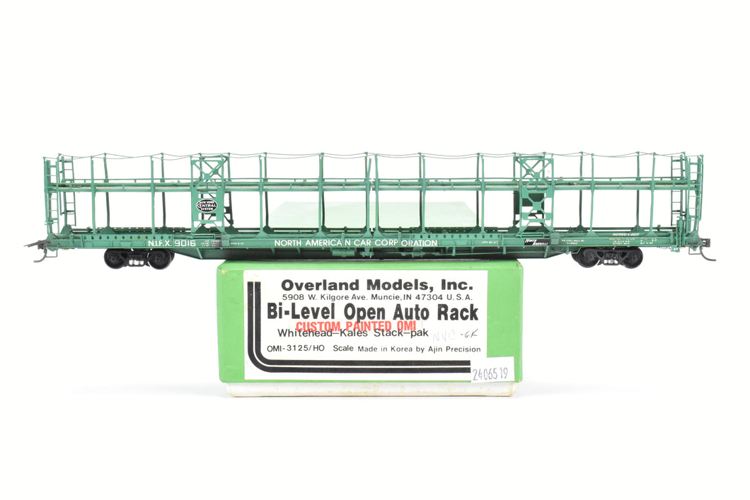 HO Brass OMI - Overland Models, Inc. NYC - New York Central Bi-Level Open Auto Rack Whitehead-Kales Stack-pak Factory Painted NIFX