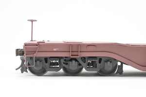 O Brass Alco Models PRR - Pennsylvania Railroad F33 Greenville Well Flat Custom Painted & Weathered No. 470092
