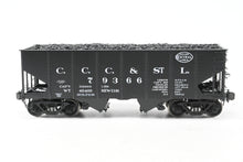 Load image into Gallery viewer, Gauge 1 - 1:32nd Scale Brass Eastern Railways C.C.C.&amp;St.L. - Cleveland Cincinnati Chicago &amp; St. Louis USRA 2-Bay Hopper Factory Painted No. 79366 No. 28 of 76
