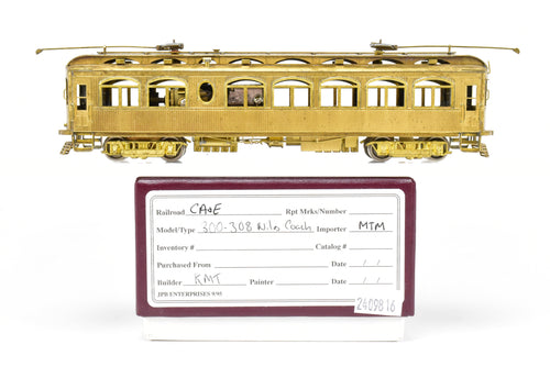 HO Brass MTM - Midwest Trolley Museum CA&E - Chicago, Aurora, & Elgin #300-308 Series Car REBOXX 