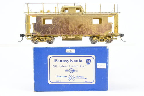 O Brass CON NJ Custom Brass PRR - Pennsylvania Railroad N8 Steel Cabin Car